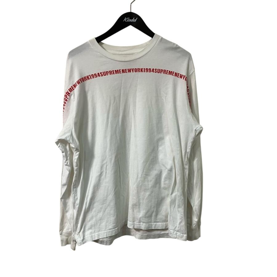 Supreme ホワイト ロングスリーブ Tシャツ Supreme（シュプリーム） ロングスリーブTシャツ ホワイト サイズ：S