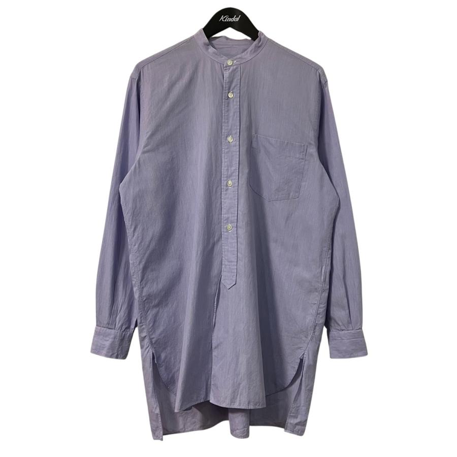 COMOLI（コモリ） バンドカラーシャツ W03-02002 バイオレット サイズ