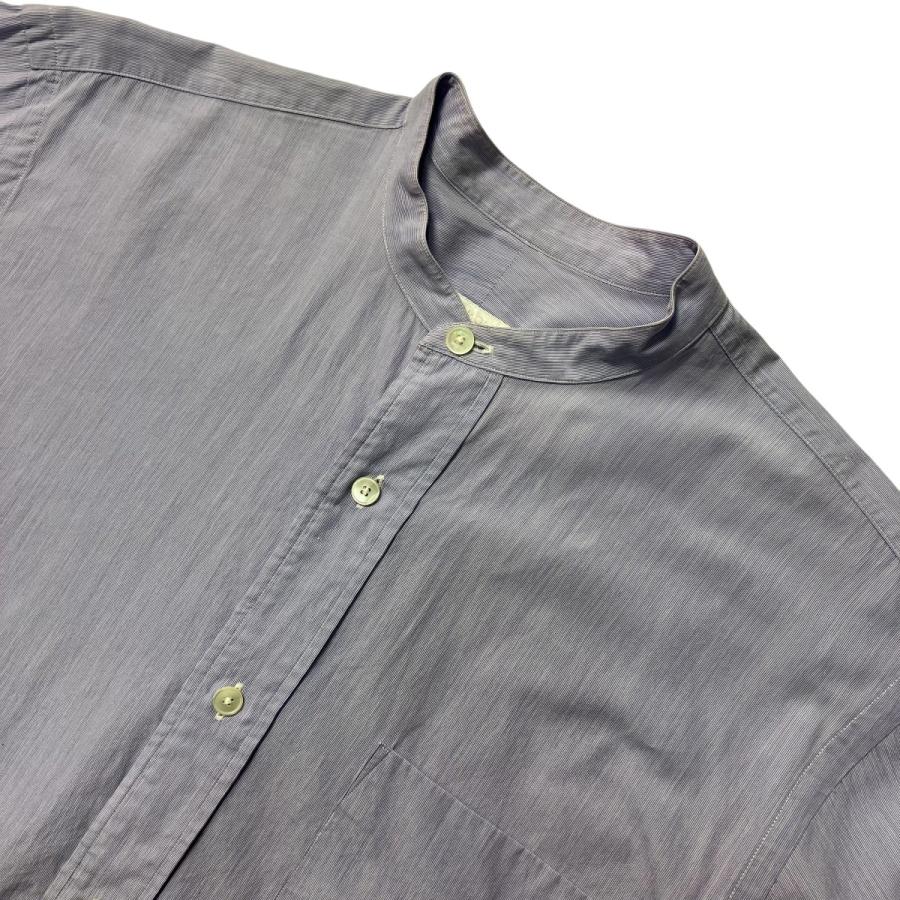 COMOLI（コモリ） バンドカラーシャツ W03-02002 バイオレット サイズ