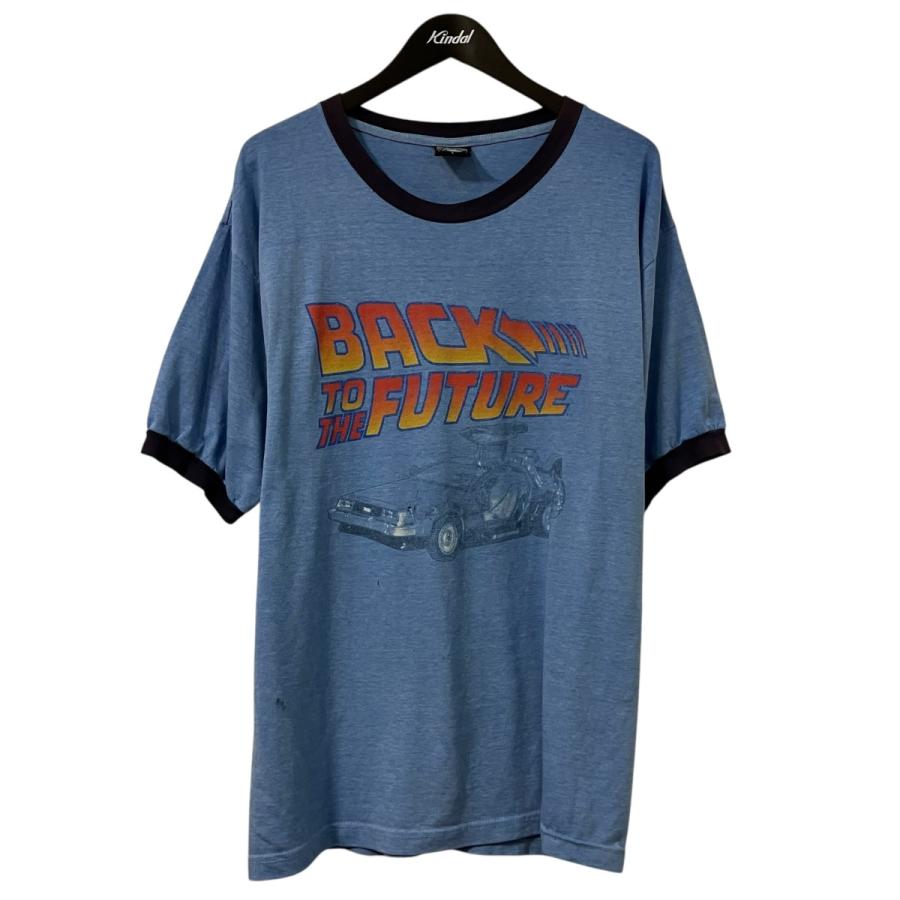 USEDo 【値下げ】USED リンガーTシャツ スカイブルー サイズ：L