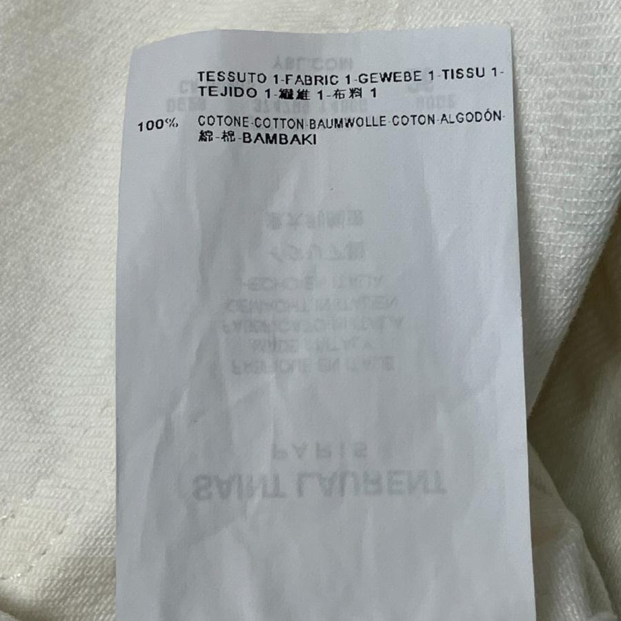 値下げ】Saint Laurent Paris デニムパンツ 374799 Y 488G ホワイト