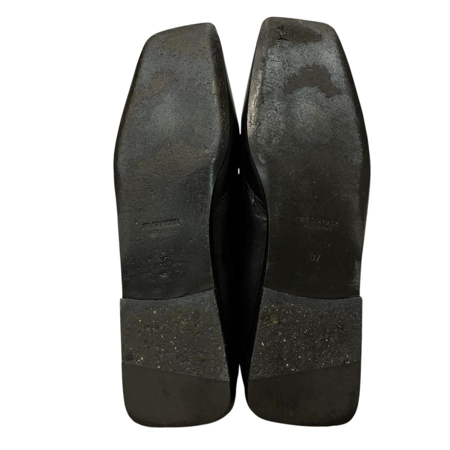 JIL SANDER（ジルサンダー） フラットシューズ ブラック サイズ：37