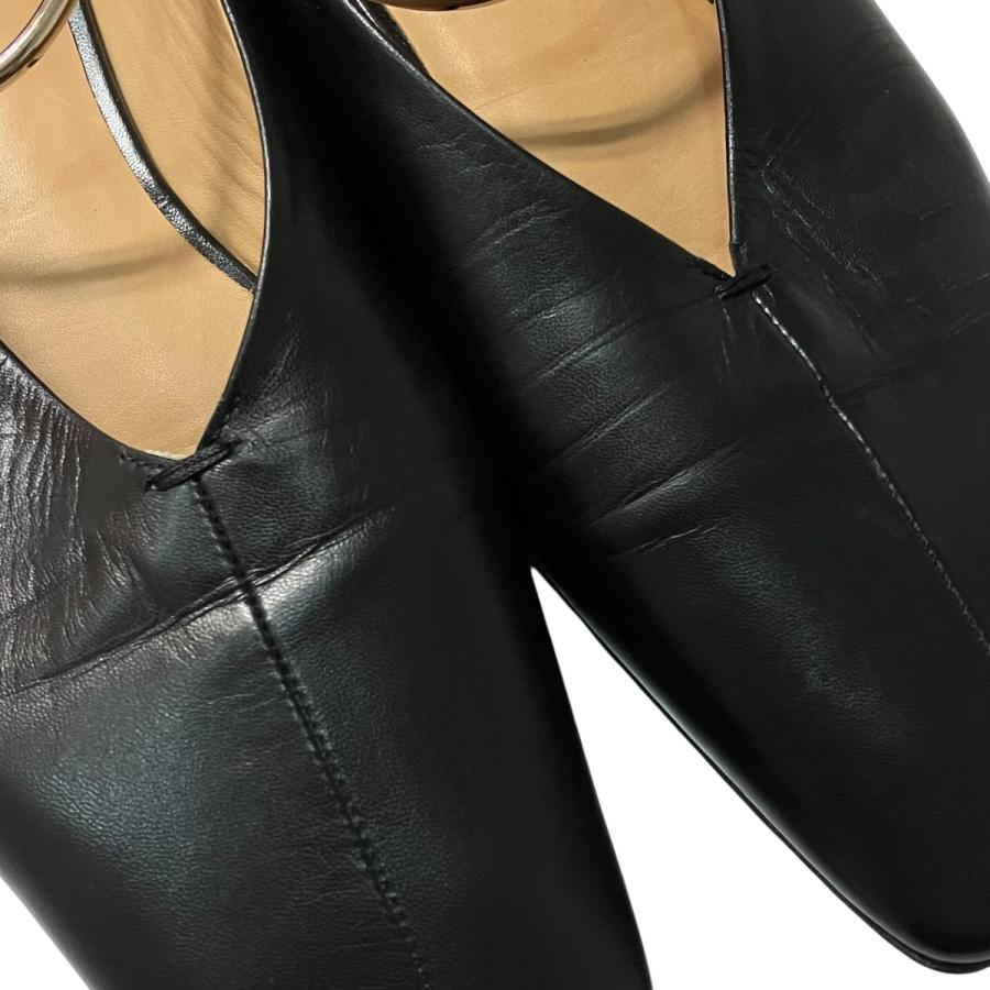 JIL SANDER（ジルサンダー） フラットシューズ ブラック サイズ：37