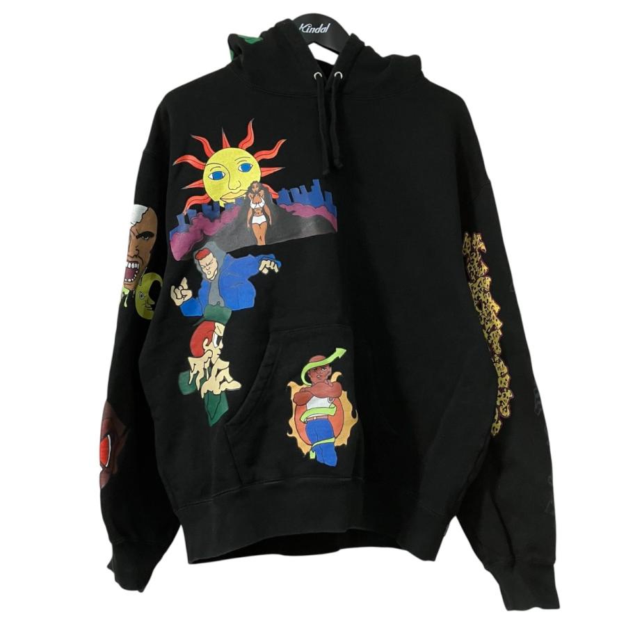 Supreme（シュプリーム） プリントパーカー ブラック サイズ：S