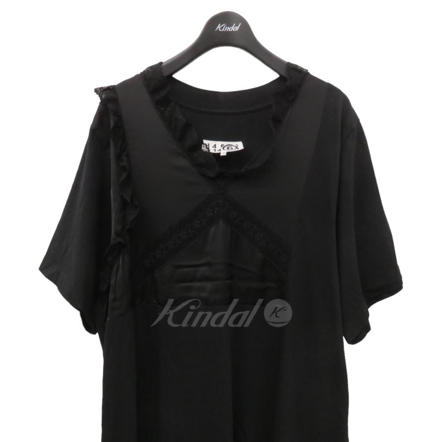 MM6 【値下げ】MM6 Maison Margiela レースコンビワンピース S62CT0128  