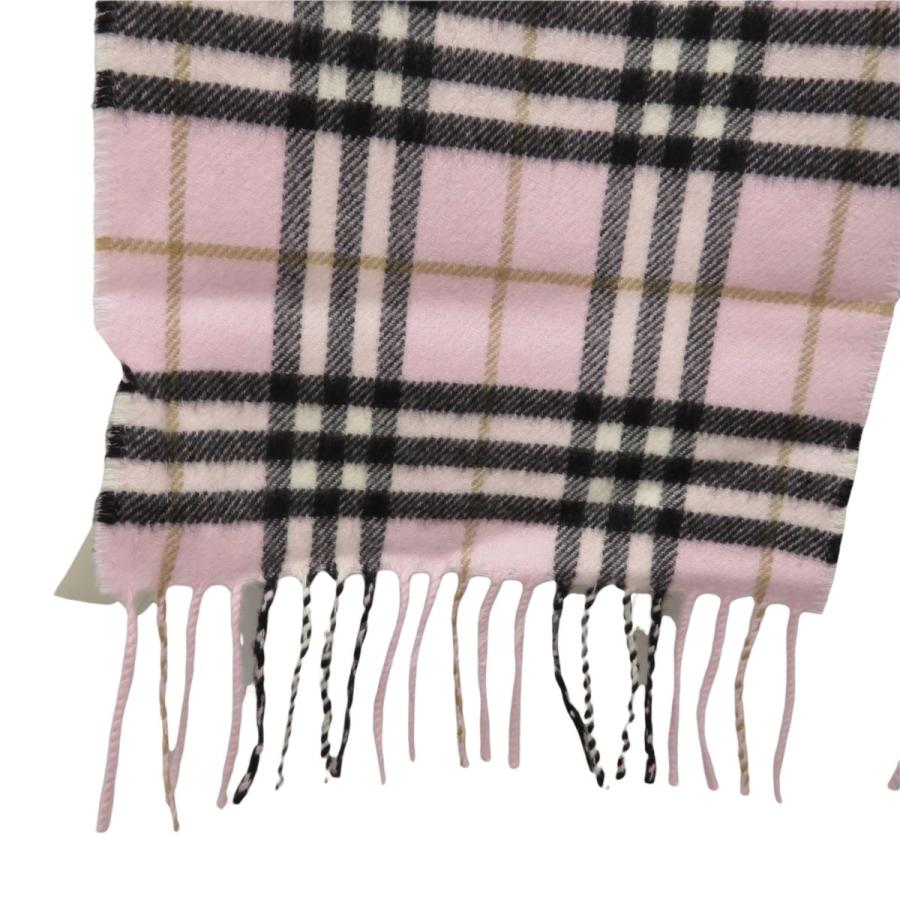 値下げ Burberry フレスポ東大阪店 サイズ 127 ｃｍ ピンク チェック柄カシミヤマフラー マフラー Www 11thspace Com