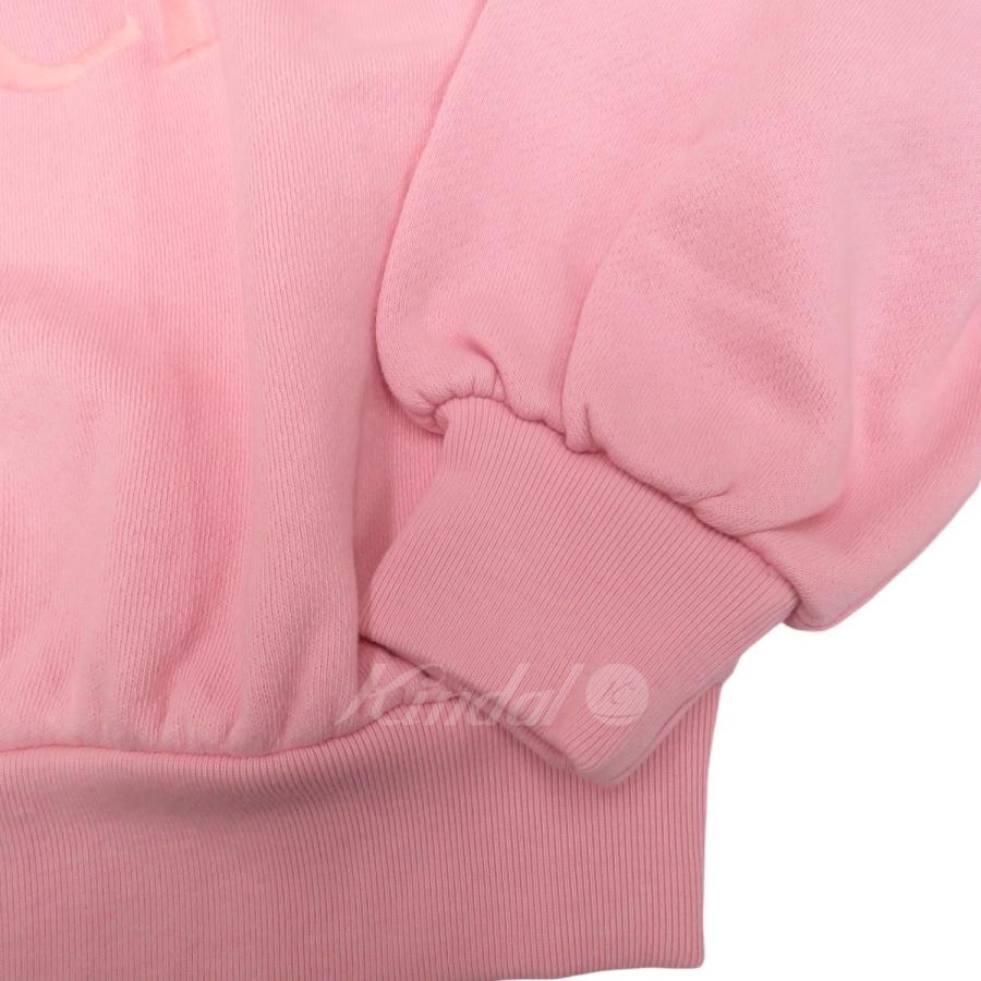 GUCCI 【値下げ】GUCCI テニス刺繍スウェット 562199 ピンク サイズ 