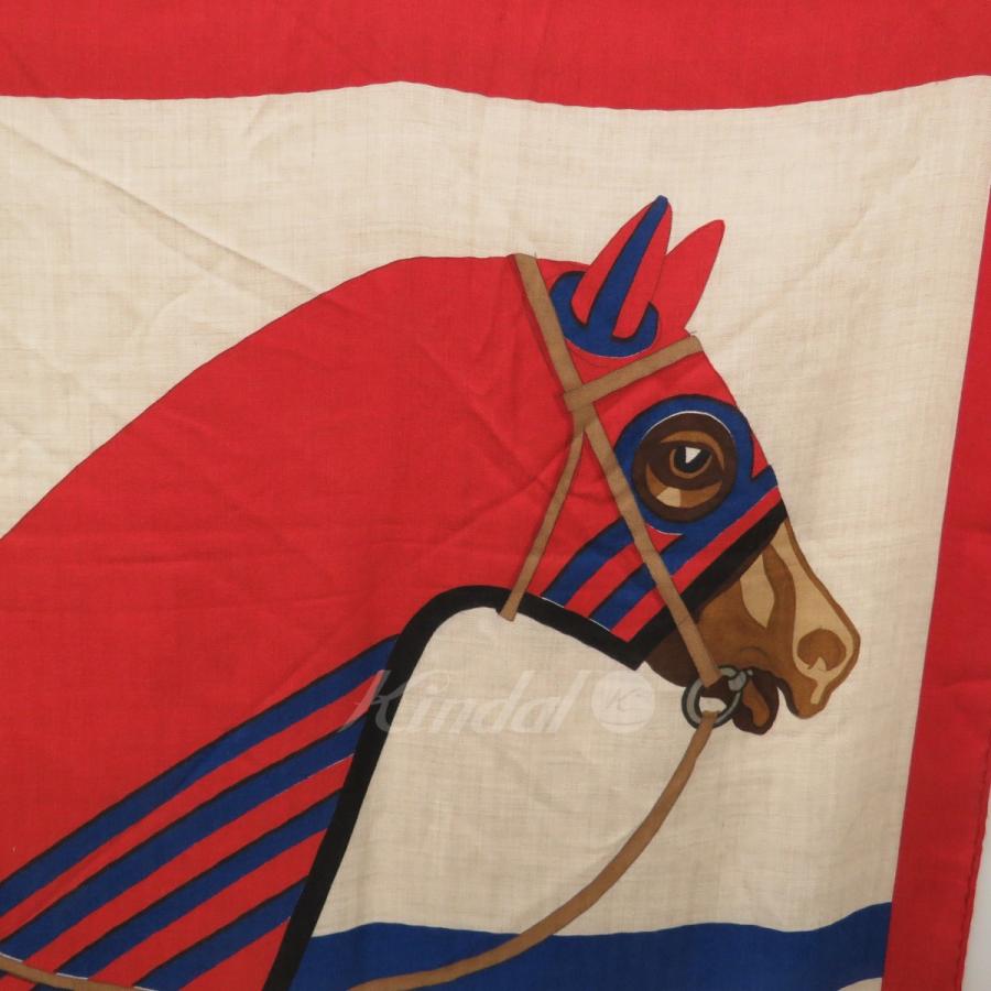 HERMES カレ140 馬着　大判 スカーフ ストール 値下げ】HERMES カレ140 馬着とともに 大判ストール スカーフ cheval a