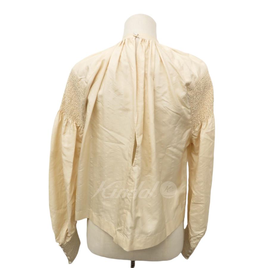 FUMIKA_UCHIDA 【値下げ】FUMIKA UCHIDA SILK SHANTUNG SMOCKING  