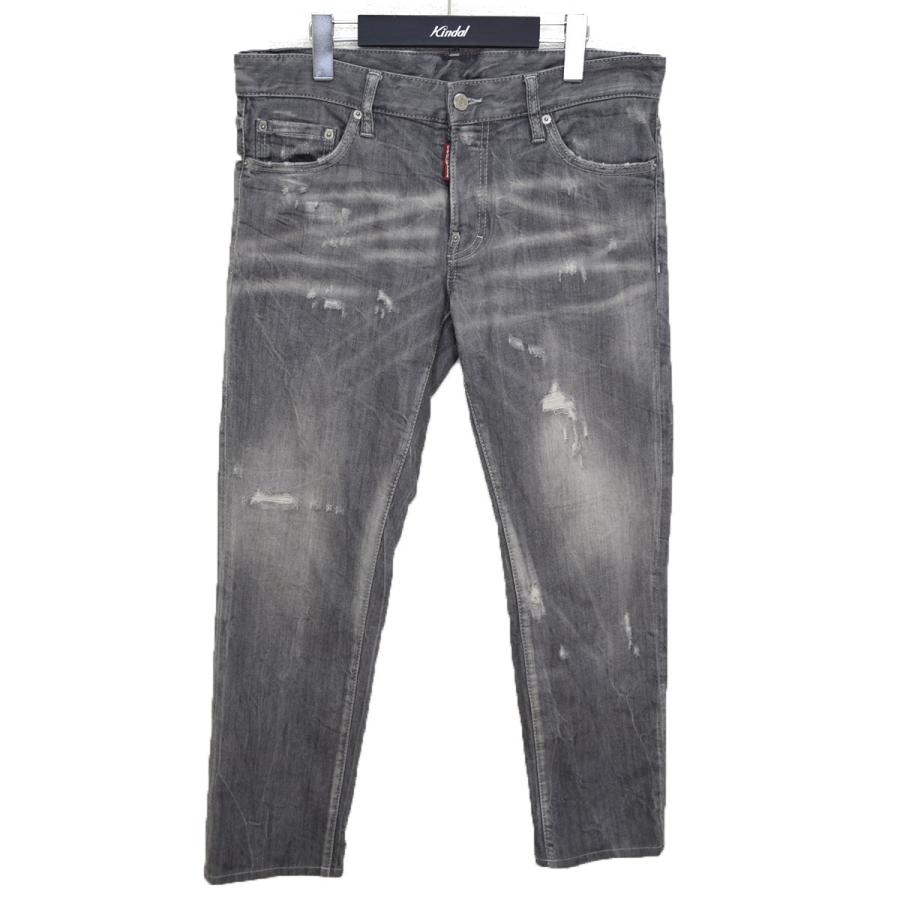 DSQUARED2 ダメージ加工 デニムパンツ 2021SS S74LB0866 グレー サイズ 