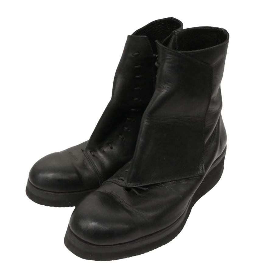 Portaille Coverd Platform boots サイドジップブーツ ブラック サイズ：26 (フレスポ東大阪店) 220601