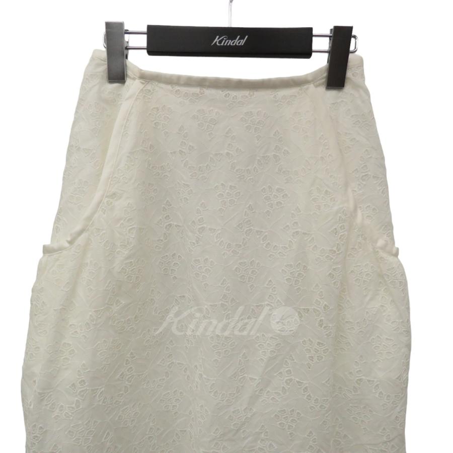 値下げ】mame kurogouchi 21SS Embroidery Lace Cotton Skirt コットン  