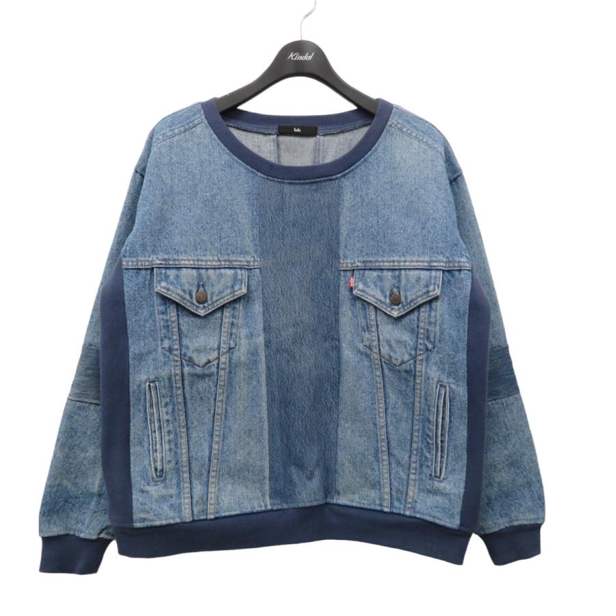 インク INK Levisリメイクプルオーバー GB-REVERSE 再構築スウェット