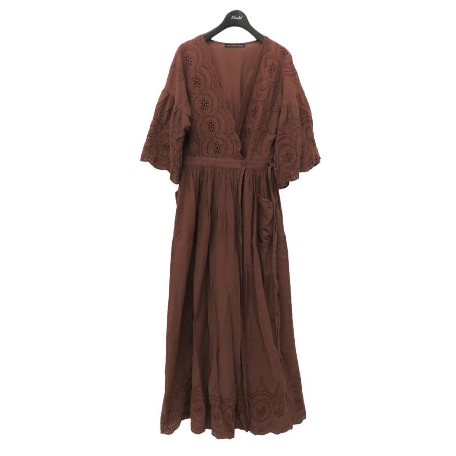 値下げ】tsuru by Mariko Oikawa カットワークレースワンピース SK  