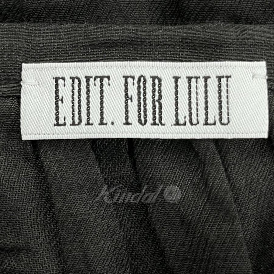 EDIT. FOR LULU 【値下げ】EDIT．FOR 22SS ラミーラッフル