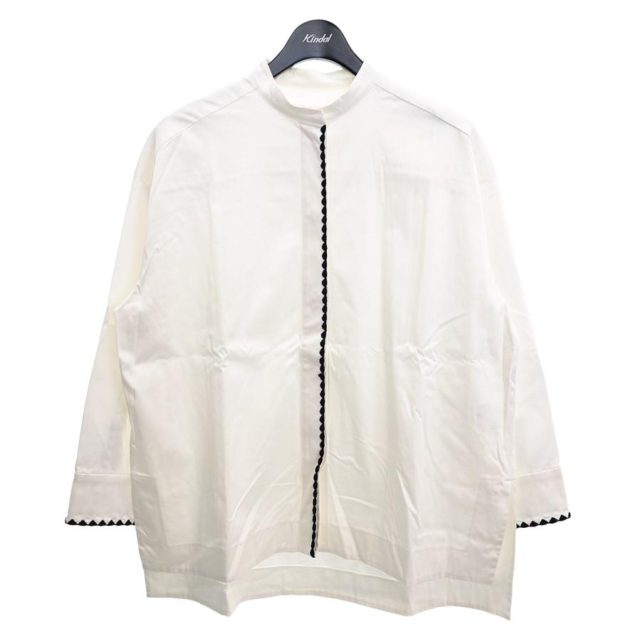 yori ハマグリ刺繍ブラウス