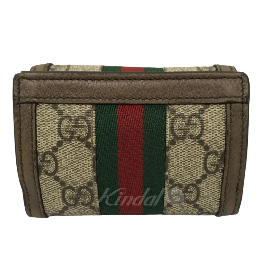 グッチ GUCCI オフィディア三つ折り財布 GGコンパクトウォレット