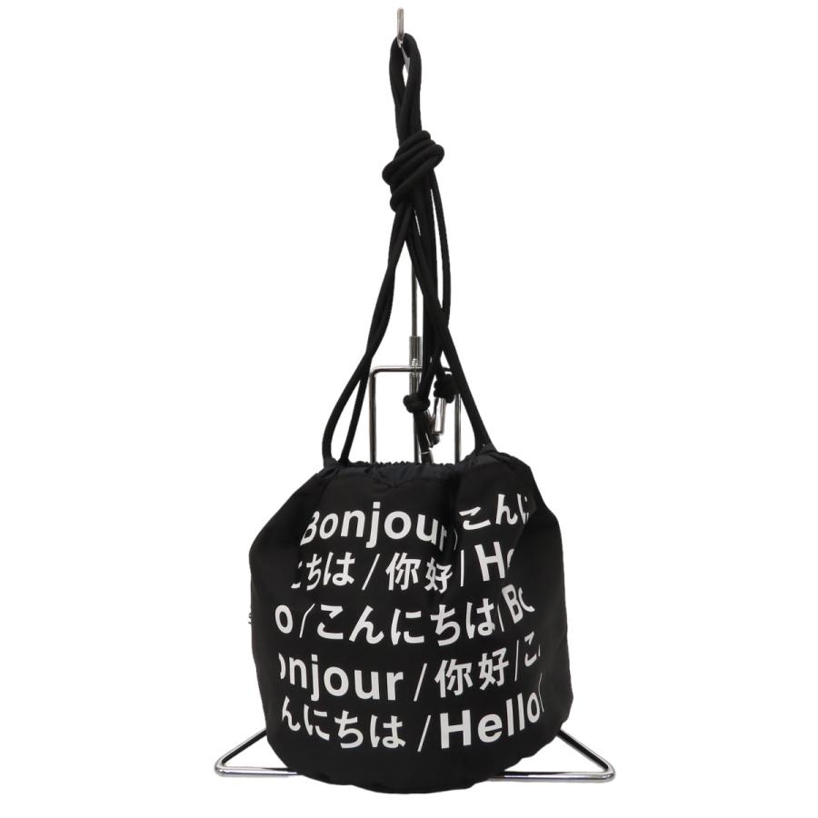 サカイ sacai Hello sacai POP UP限定 巾着 ショルダーバッグ ブラック