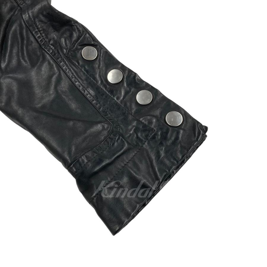 Rick Owens リックオウエンス 「Bauhaus Jacket」 レザー Rick Owens リックオウエンス 「Bauhaus Jacket」 レザー