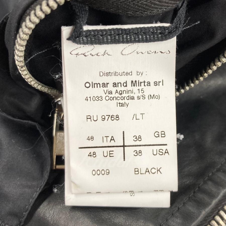 Rick Owens リックオウエンス 「Bauhaus Jacket」 レザー Rick Owens リックオウエンス 「Bauhaus Jacket」 レザー