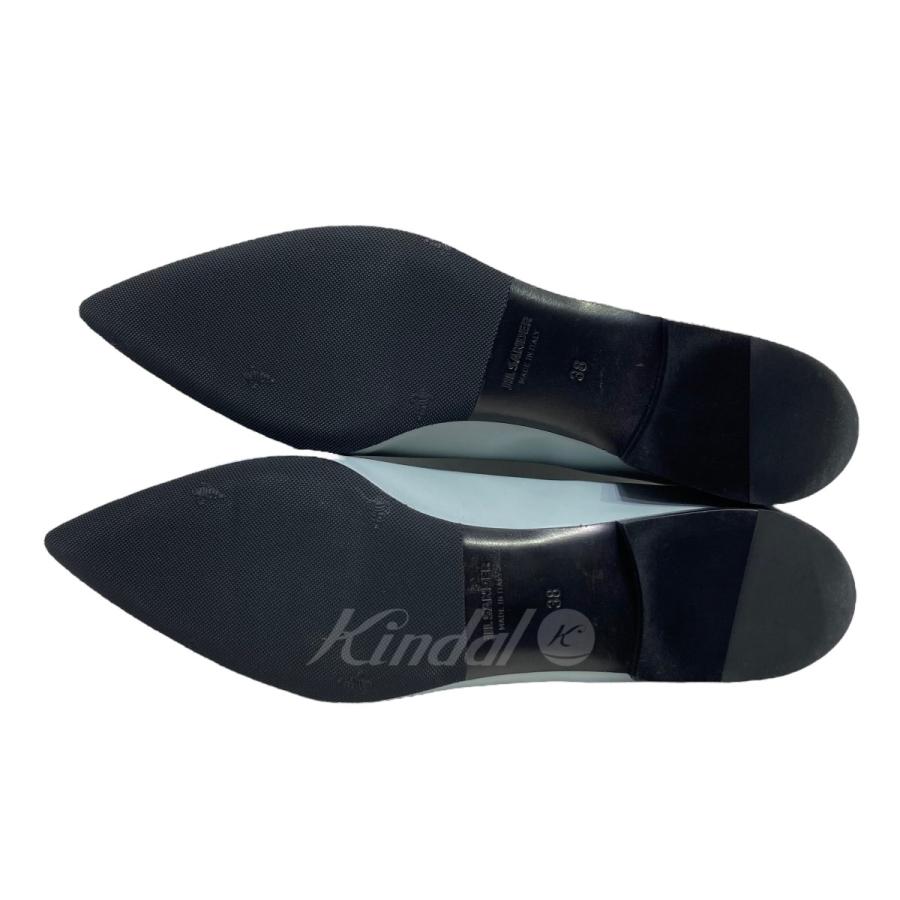 JIL SANDER 【値下げ】JIL パンプス ブルー サイズ：38 (EC  