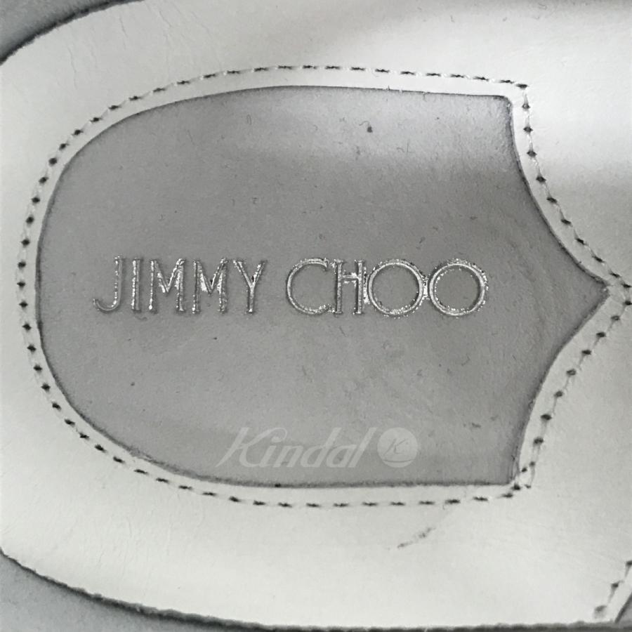 【値下げ】JIMMY CHOO RAINE チャンキースニーカー ダッドシューズ ホワイト×ベージュ サイズ：39 (フレスポ東大阪店)｜kindal｜04