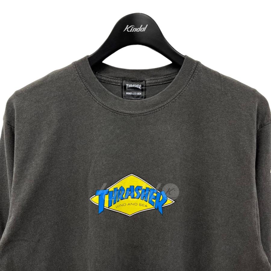 FCRB × WIND AND SEA ロゴ プリント ロンT