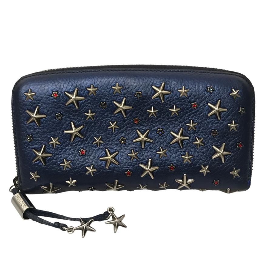 JIMMY CHOO FILIPA 長財布 プラチナ 値下げJIMMY CHOO FILIPA 長財布