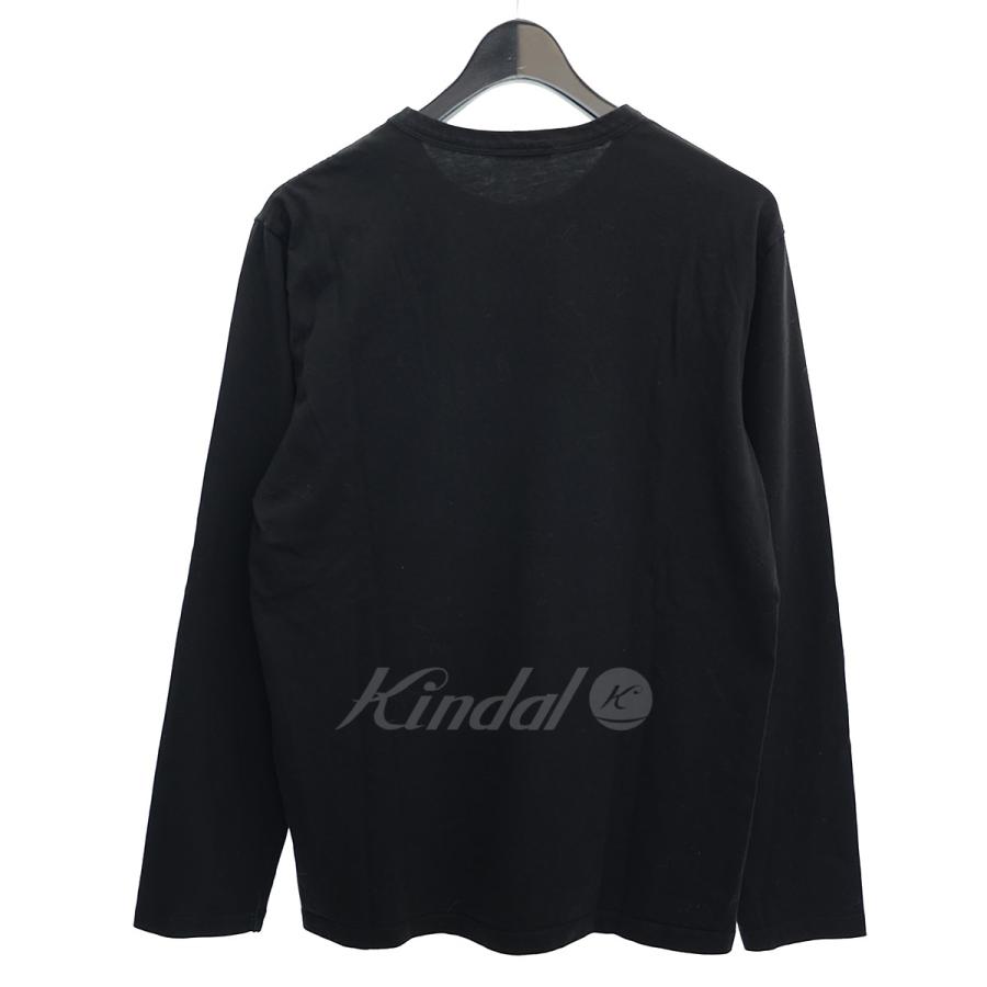 【値下げ】MONCLER ロングスリーブカットソー　長袖Tシャツ　G20918D00002 8390T ブラック サイズ：M (EC)｜kindal｜02