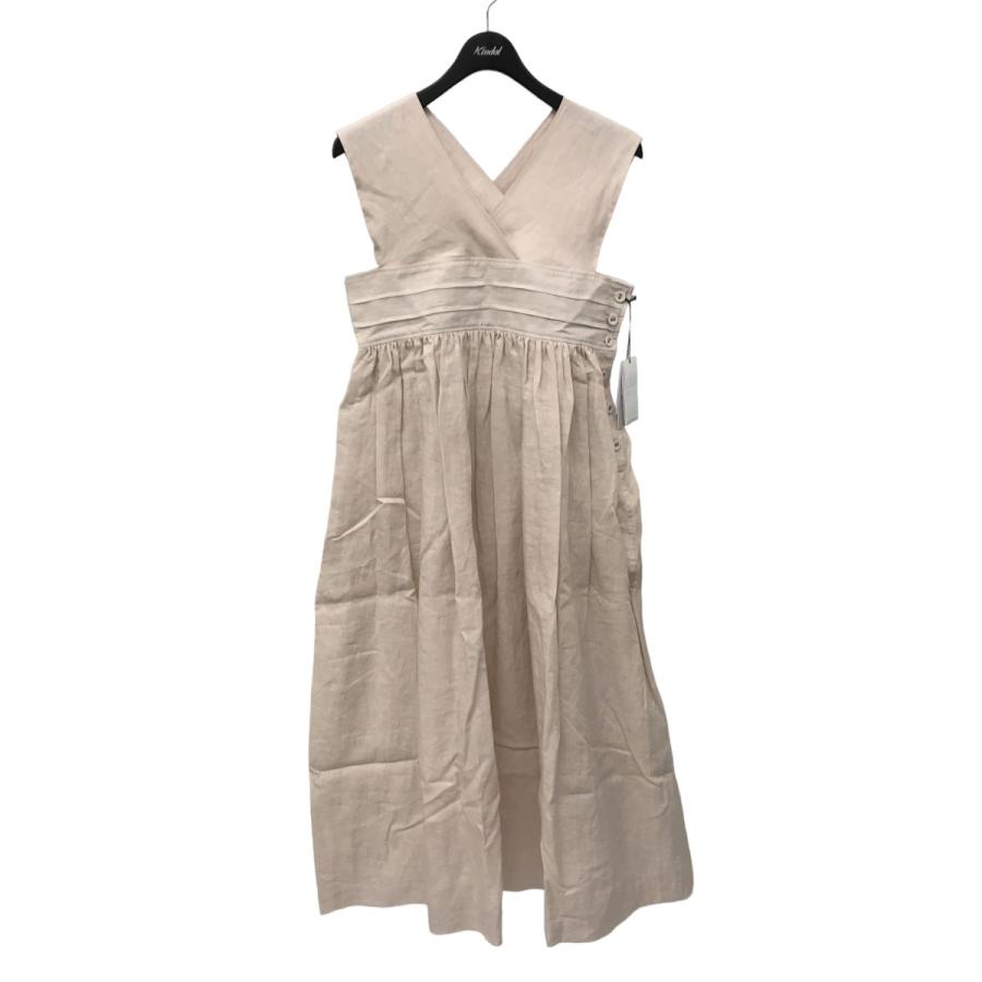ハイク HYKE 22SS LINEN MAXI DRESS ノースリーブリネンワンピース 221  