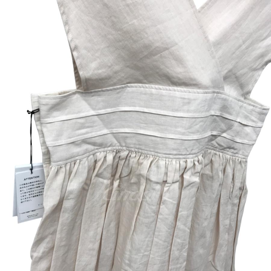 ハイク HYKE 22SS LINEN MAXI DRESS ノースリーブリネンワンピース 221  