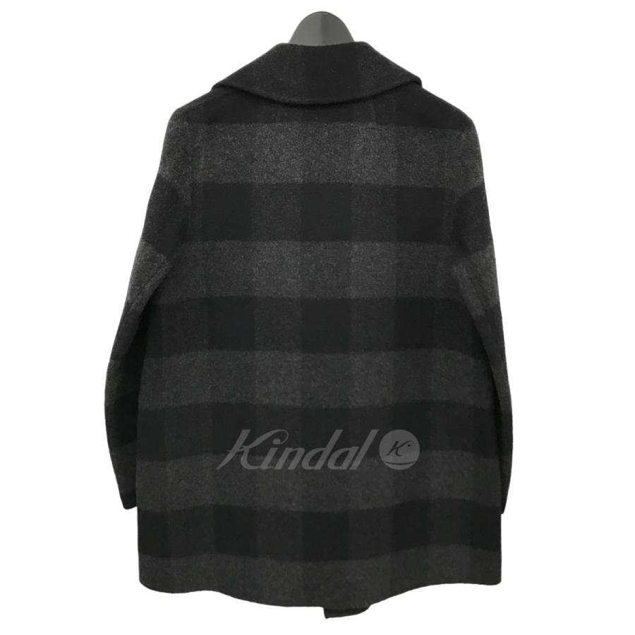 美品 セオリー チェック柄 ウール アルパカ モヘア ふわふわ