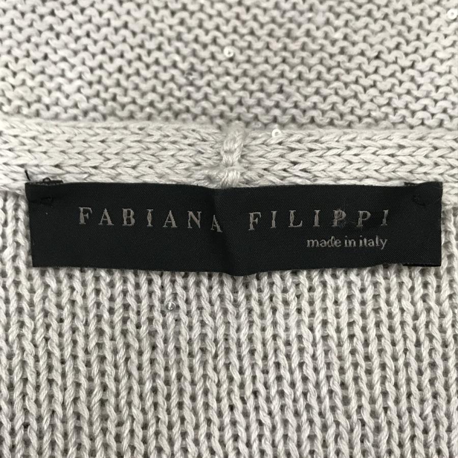 FABIANA FILIPPI 【値下げ】FABIANA スパンコールロングカーディガン 