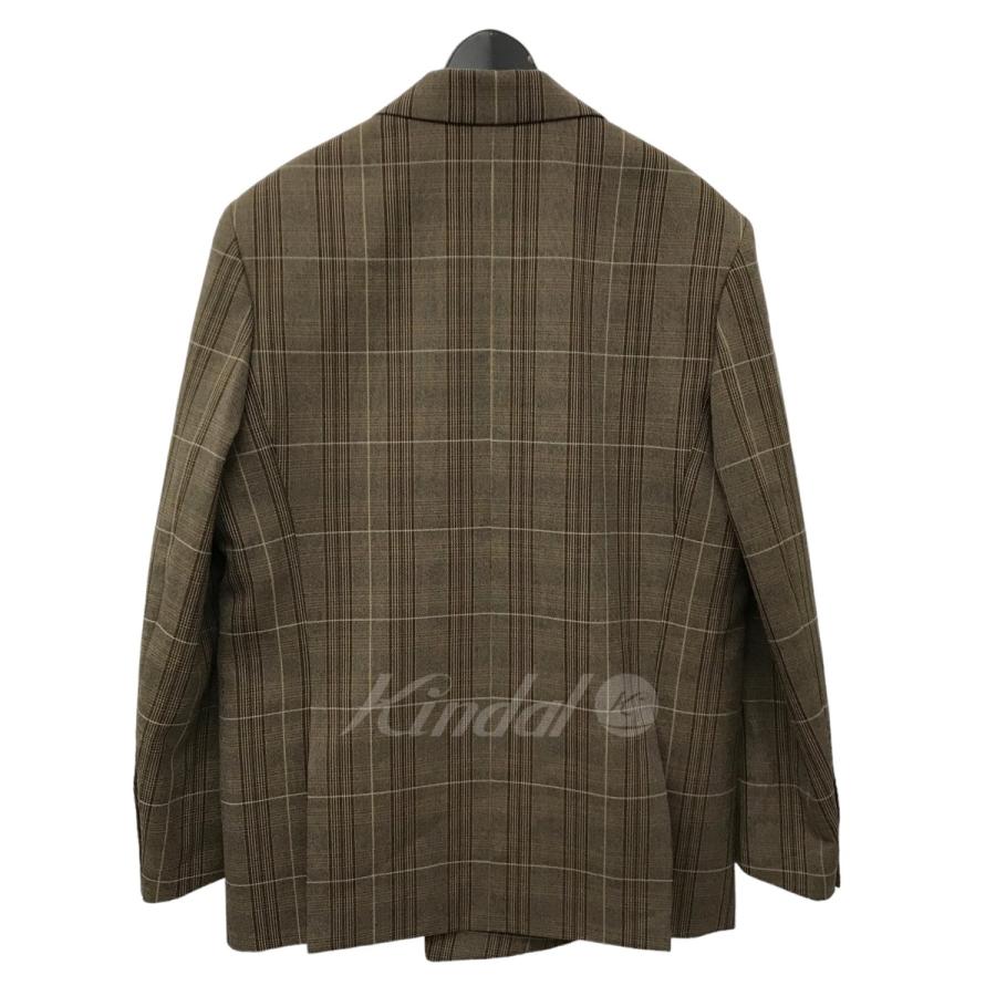 値下げ】ANDERSSON BELL CHECK DOUBLE BREASTED JACKET チェックダブル 