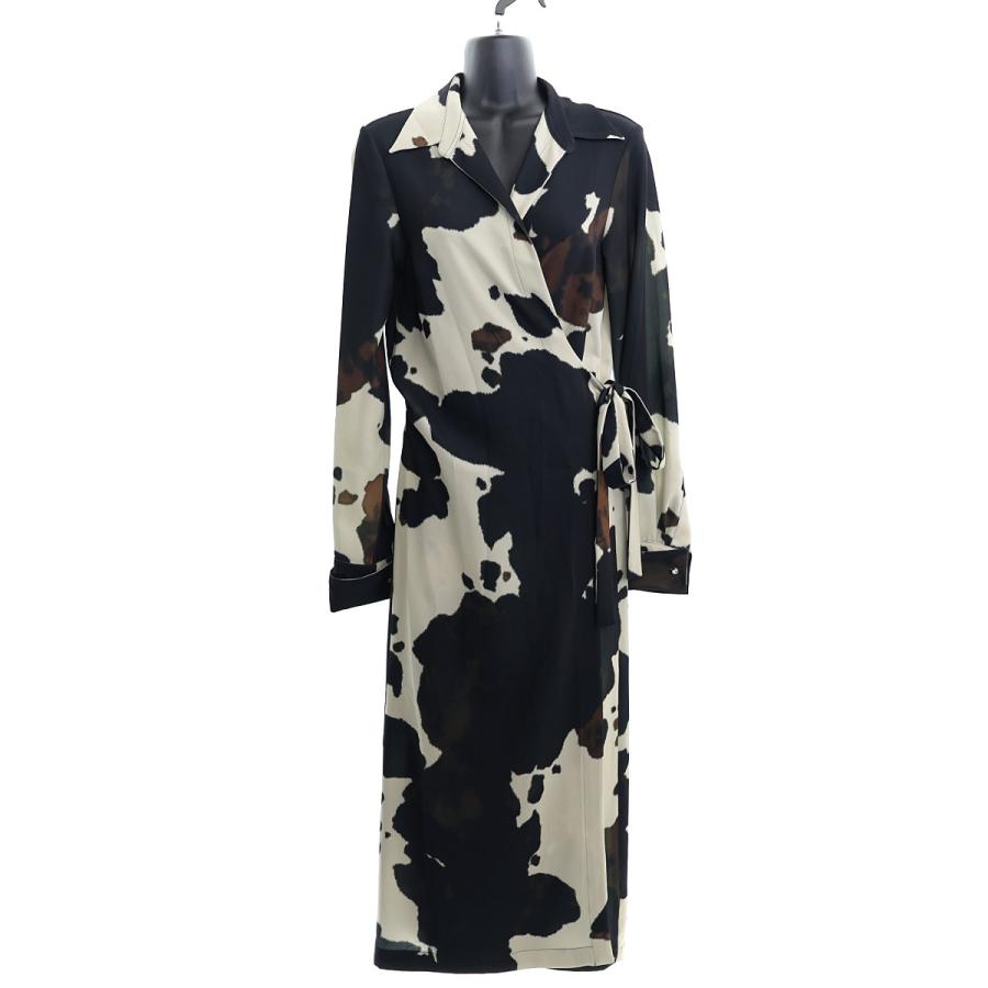 値下げ】DRIES VAN NOTEN DARCIA 5111 W．W．DRESS 総柄カシュクール 