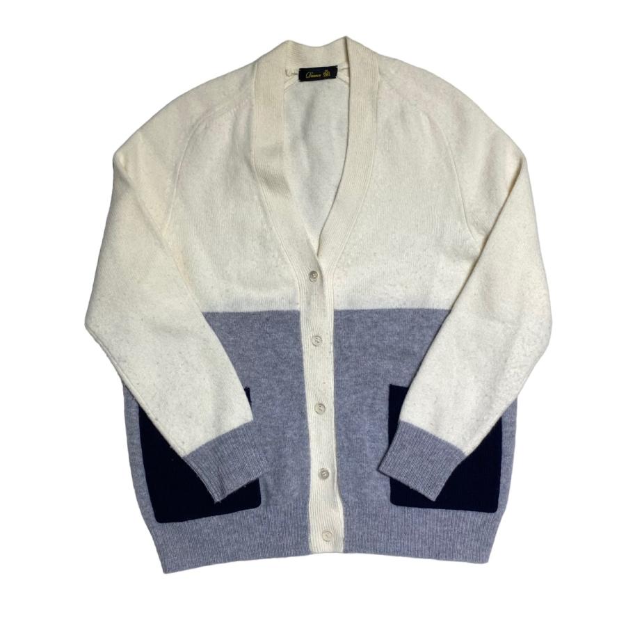 Drawer ホワイトカーディガン 長袖 Drawer ホワイト カーディガン 長袖 コットン スリット リブ 【公式通販】