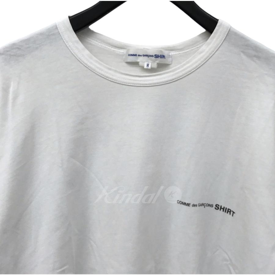 コムデギャルソンシャツ COMME des GARCONS SHIRT LOGO BIG TEE ロゴプリント クルーネックTシャツ FI-T017｜kindal｜03