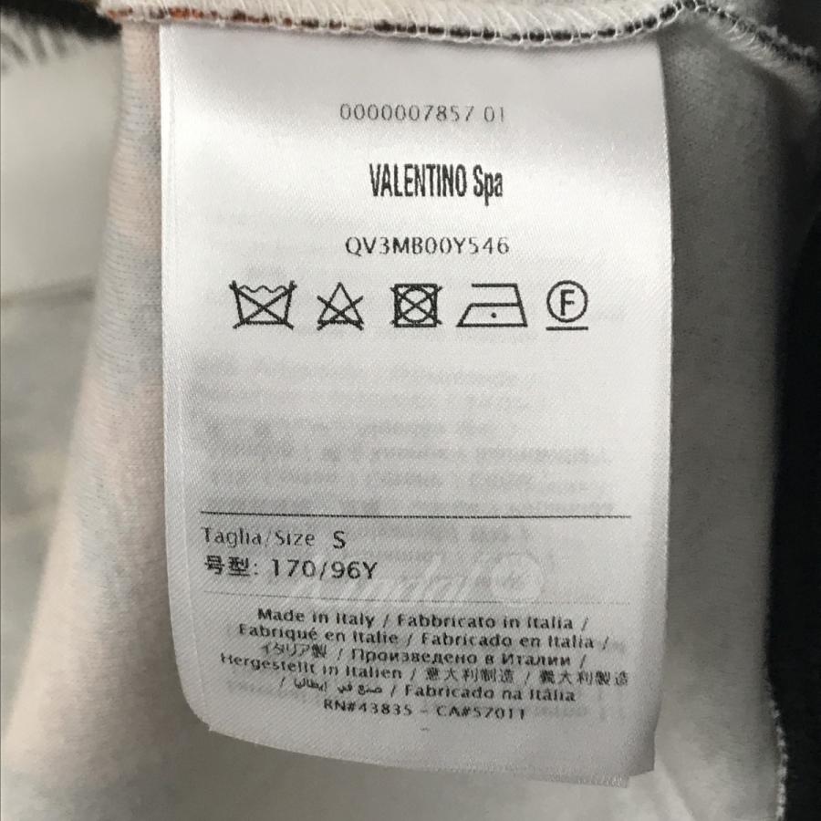 【値下げ】VALENTINO Palmtree jersey Bomber Jacket パームツリーフラワービジュー装飾ブルゾン オレンジ×ブラック サイズ：S (EC)｜kindal｜06