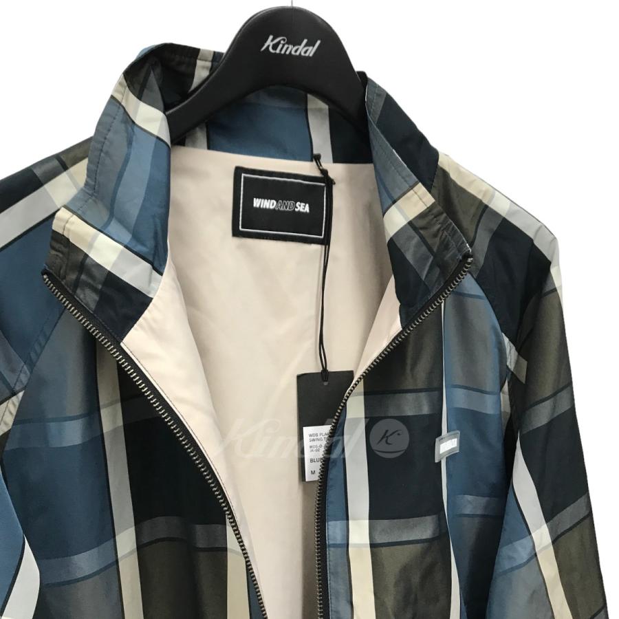 値下げ】WIND AND SEA WDS PLAID NYLON SWING TOP チェック柄ナイロン 