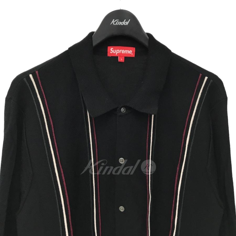 Supreme シュプリーム SUPREME 16SS Striped Polo Sweater 長袖 Supreme シュプリーム SUPREME 16SS Striped Polo Sweater 長袖