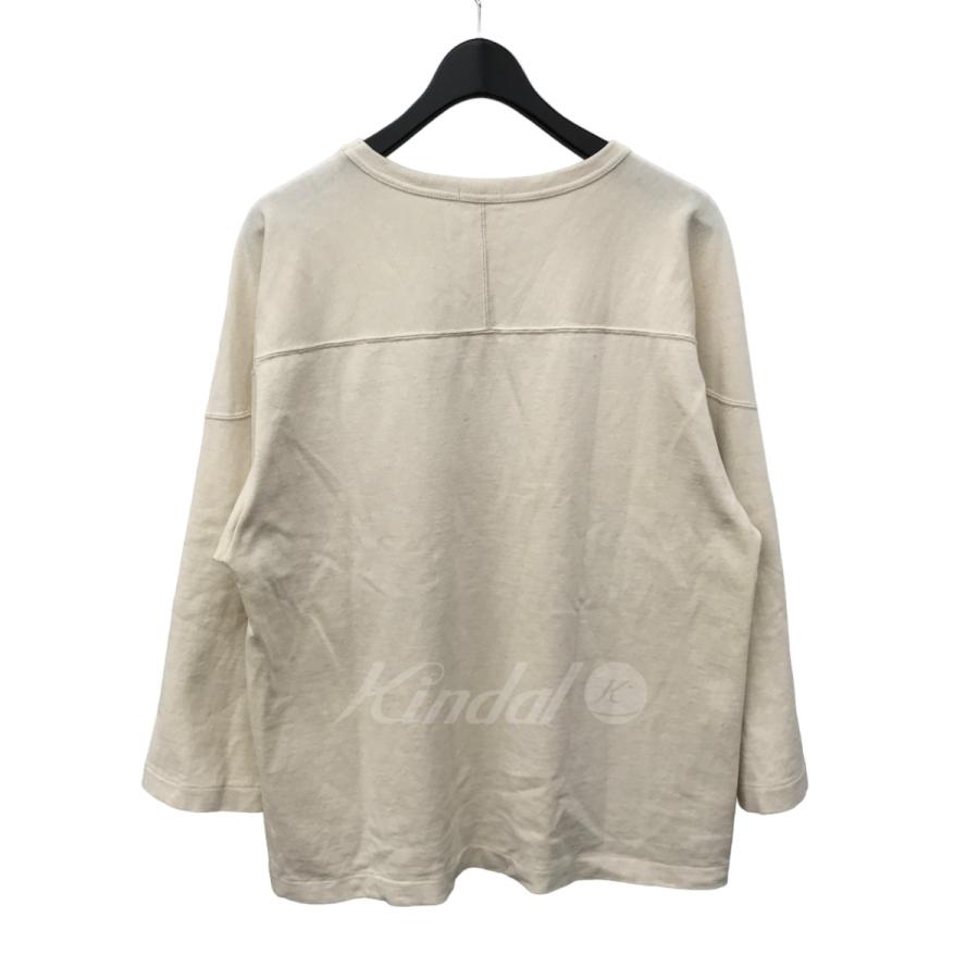 値下げ】COMOLI フットボールTシャツ V01-05005 エクリュ サイズ：1 