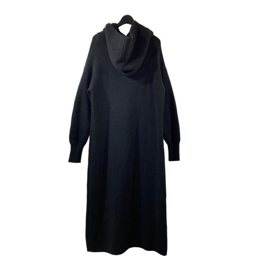 値下げ】OBLI フードニットワンピース 23TTTD41-0 ブラック サイズ：0  