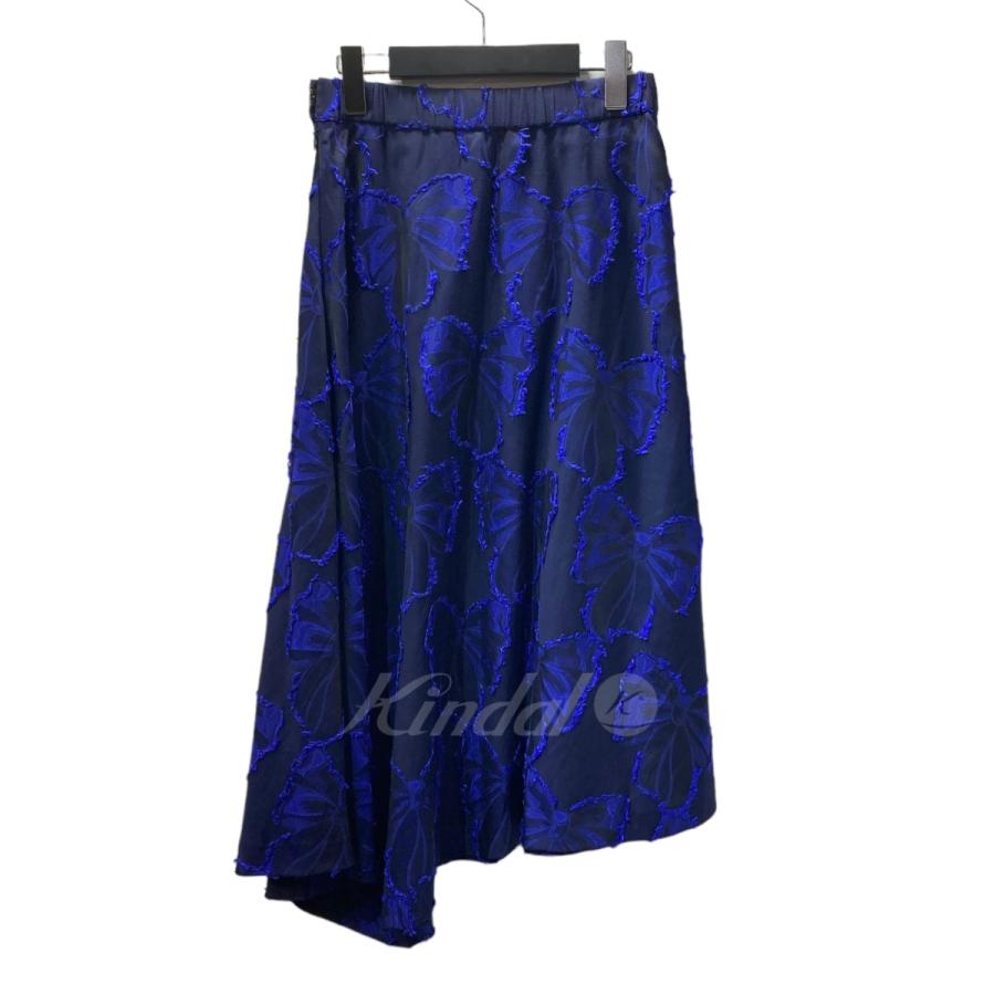 グレースコンチネンタル リボンジャガードスカート 36 GRACE CONTINENTAL 【値下げ】GRACE リボンジャガードスカート