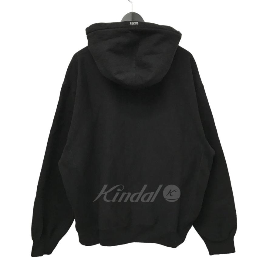 シュプリーム Supreme 23AW Box Logo Hooded Sweat Shirt ボックスロゴスウェットパーカー ブラック サイズ：L｜kindal｜02