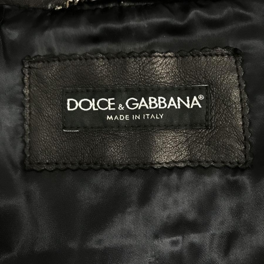 DOLCE&GABBANA 【値下げ】DOLCE ＆ GABBANA レザージャケット G9K81L  