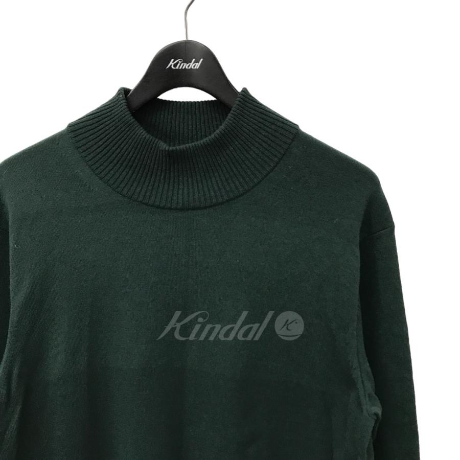 ATON 【値下げ】ATON 22AW NATURAL DYE WOOL HIGH NECK SWEATER  