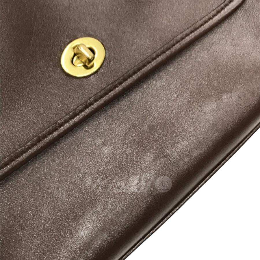 美品 COACH オールドコーチ 2way バッグ ショルダー 9870 USA製 COACH オールド コーチ 2WAY レザーショルダーバッグ 紺