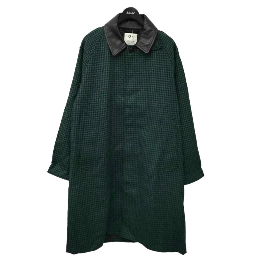 値下げ】O- 0-cho-rui．lab WIND COAT レザー切替 ステンカラーコート 