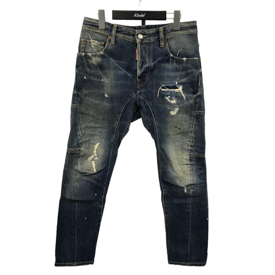 【値下げ対応可能‼️】DSQUARED2 ダメージデニム バイカー サイズ42 ディースクエアードダメージサイズ42 レディース
