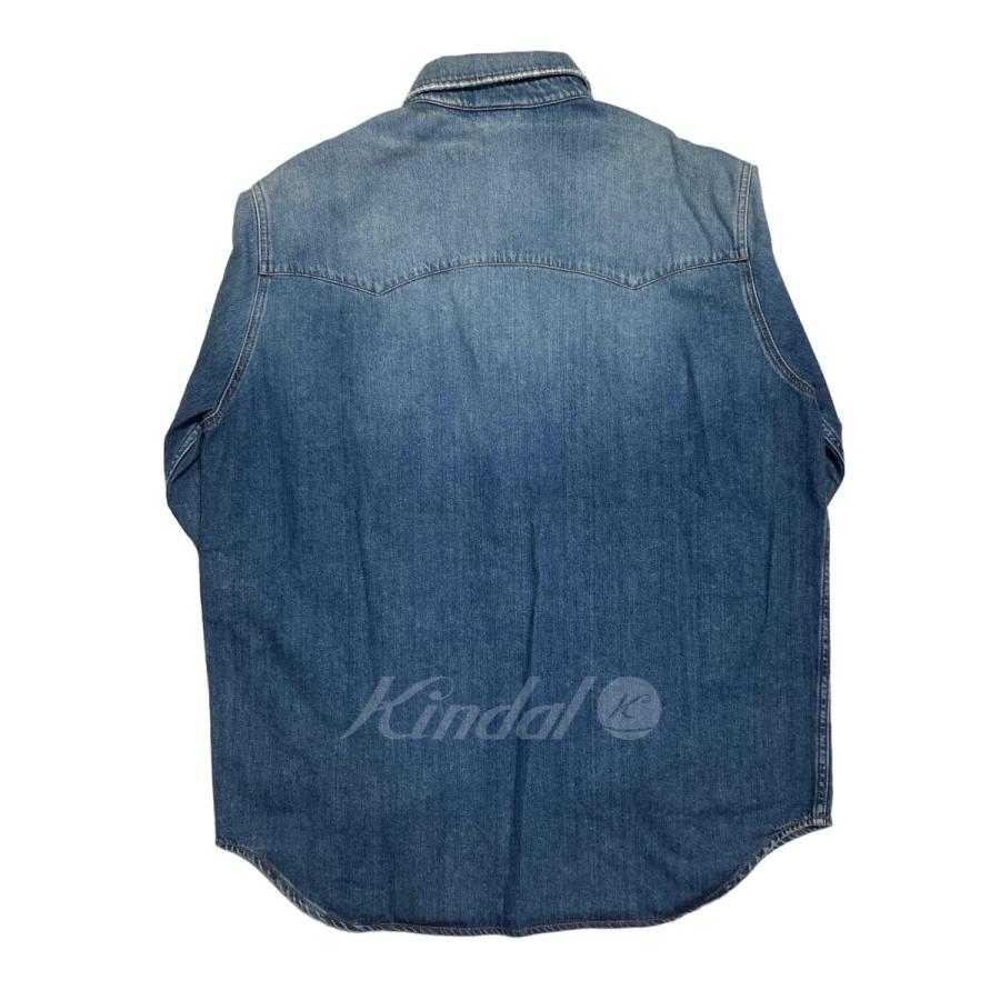 BURBERRY 【値下げ】BURBERRY 長袖デニムシャツ／8071542 インディゴ 